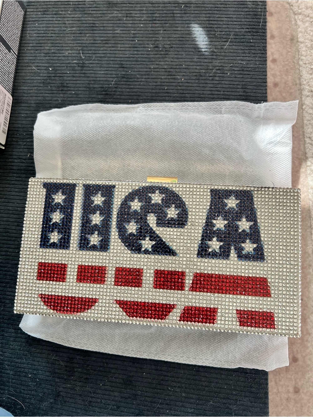 USA Rhinestone Purse - Picture 2 of 8